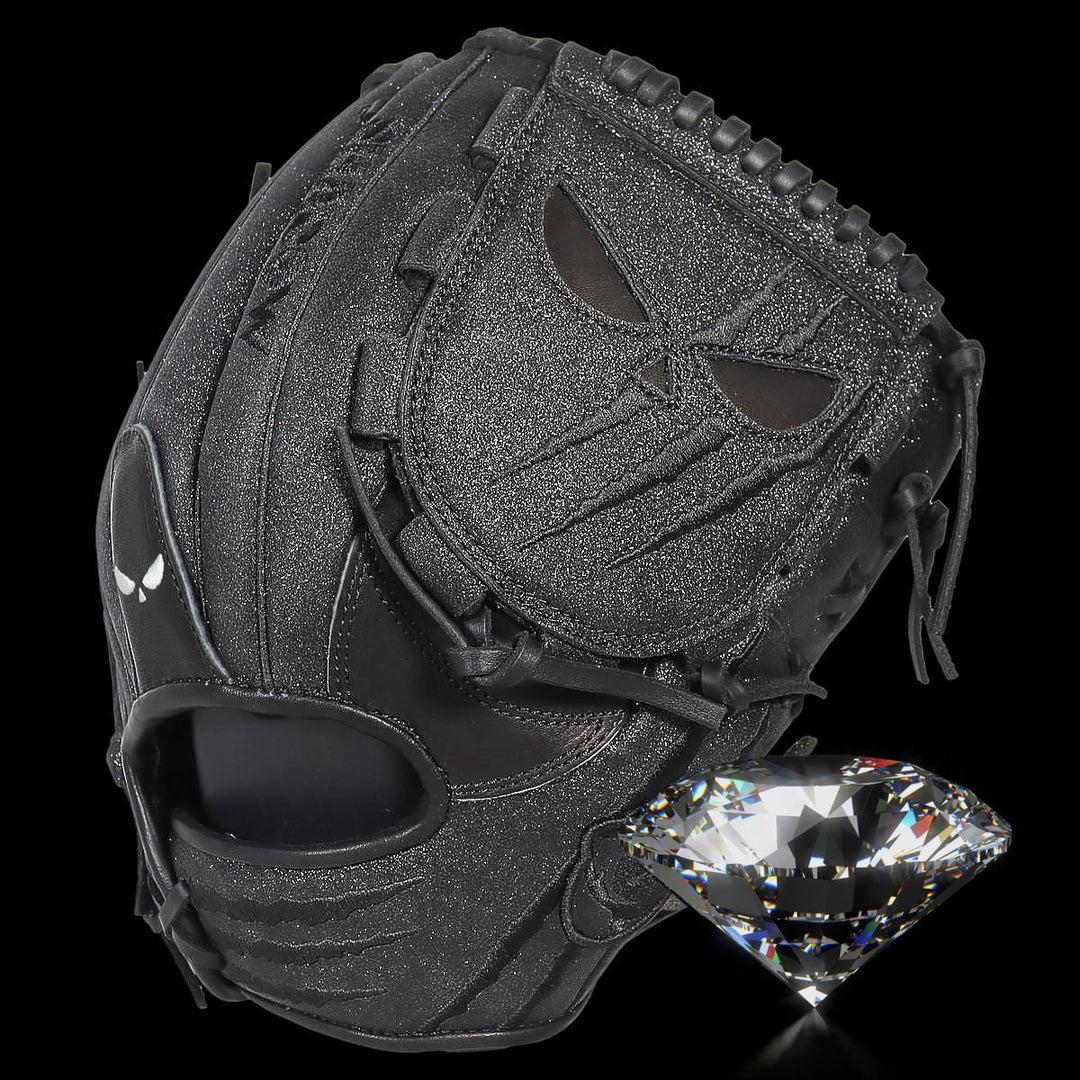 Shadow Showdown 12" Pitcher's Glove with Black Glitter