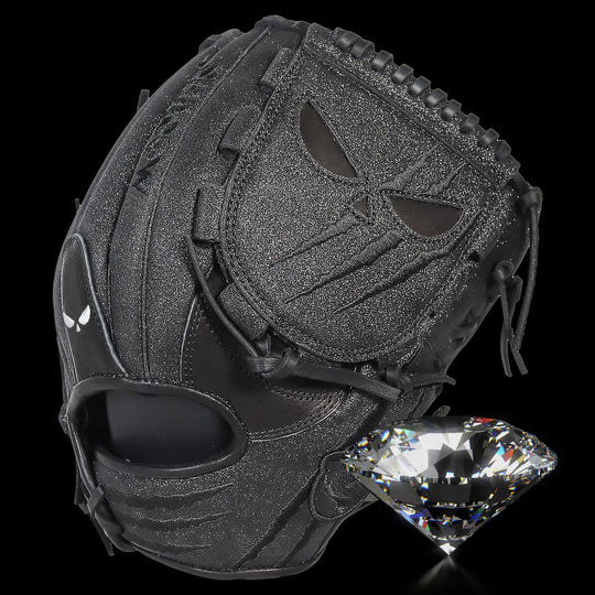 Shadow Showdown 12" Pitcher's Glove with Black Glitter
