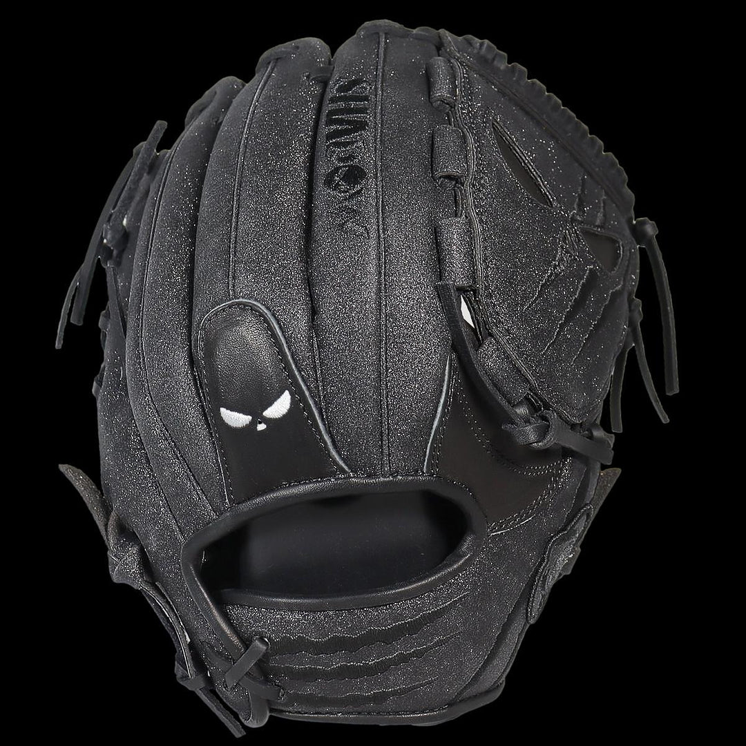 Shadow Showdown 12" Pitcher's Glove with Black Glitter Back