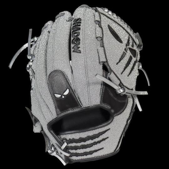 Shadow Showstopper 12" Pitcher's Glove with Silver Glitter Back