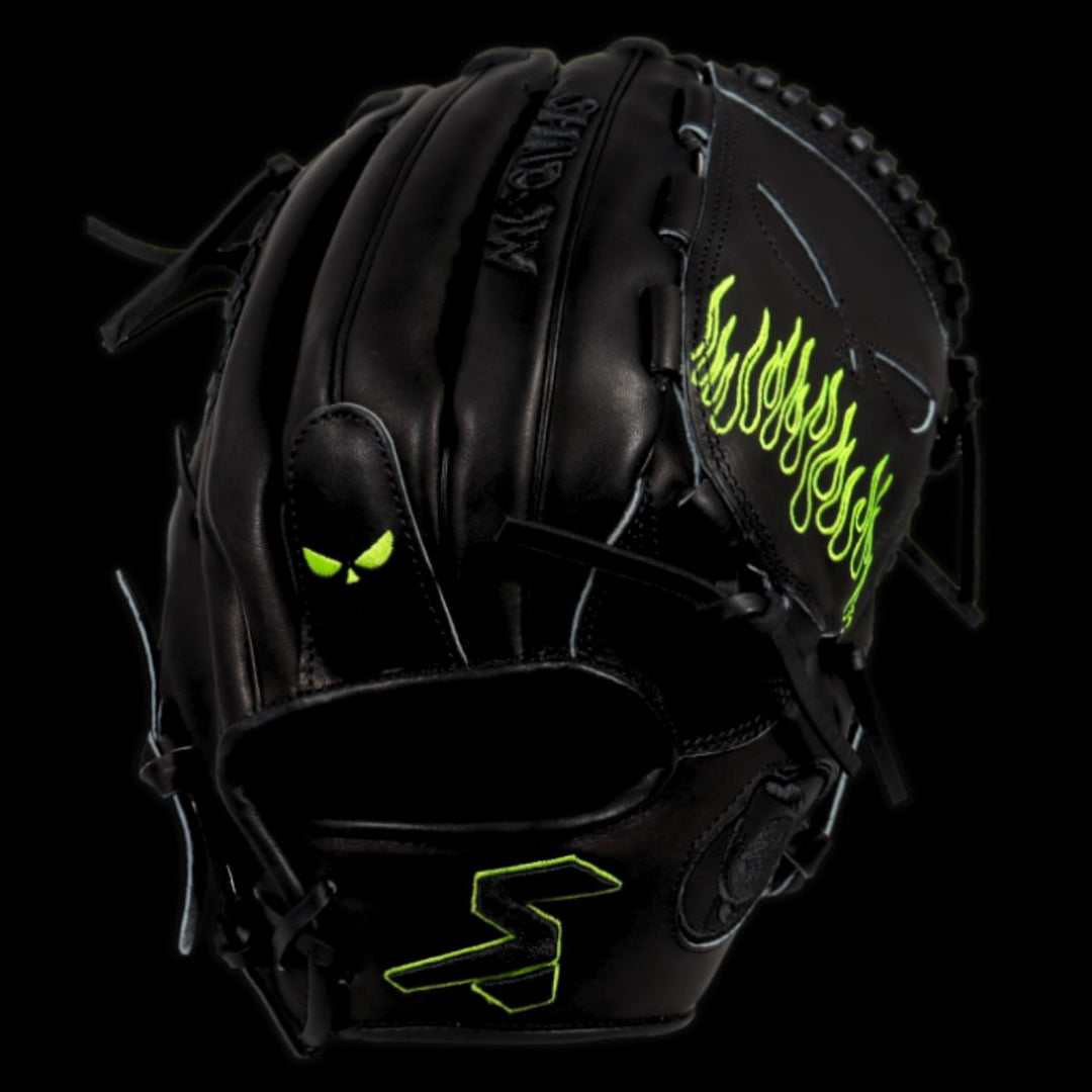 Shadow Striker Black with Neon Green Accents Back